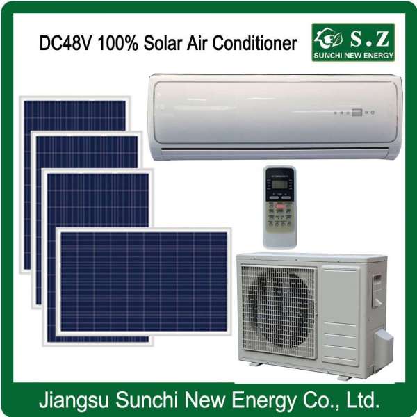 100% Powered off Grid DC48V Air Conditioning Solar Panel Systems